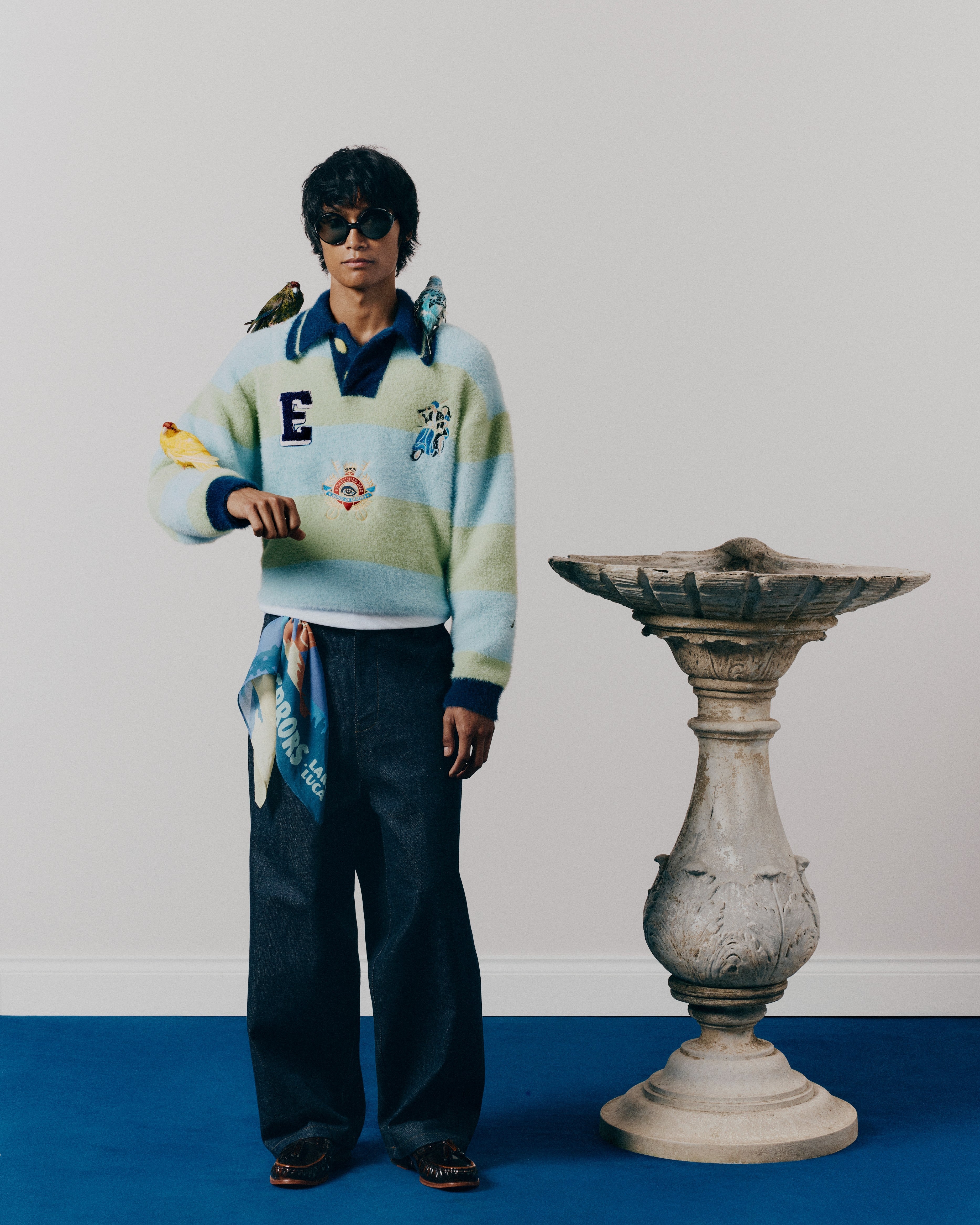 MELTING LEATHER SELVEDGE DENIM