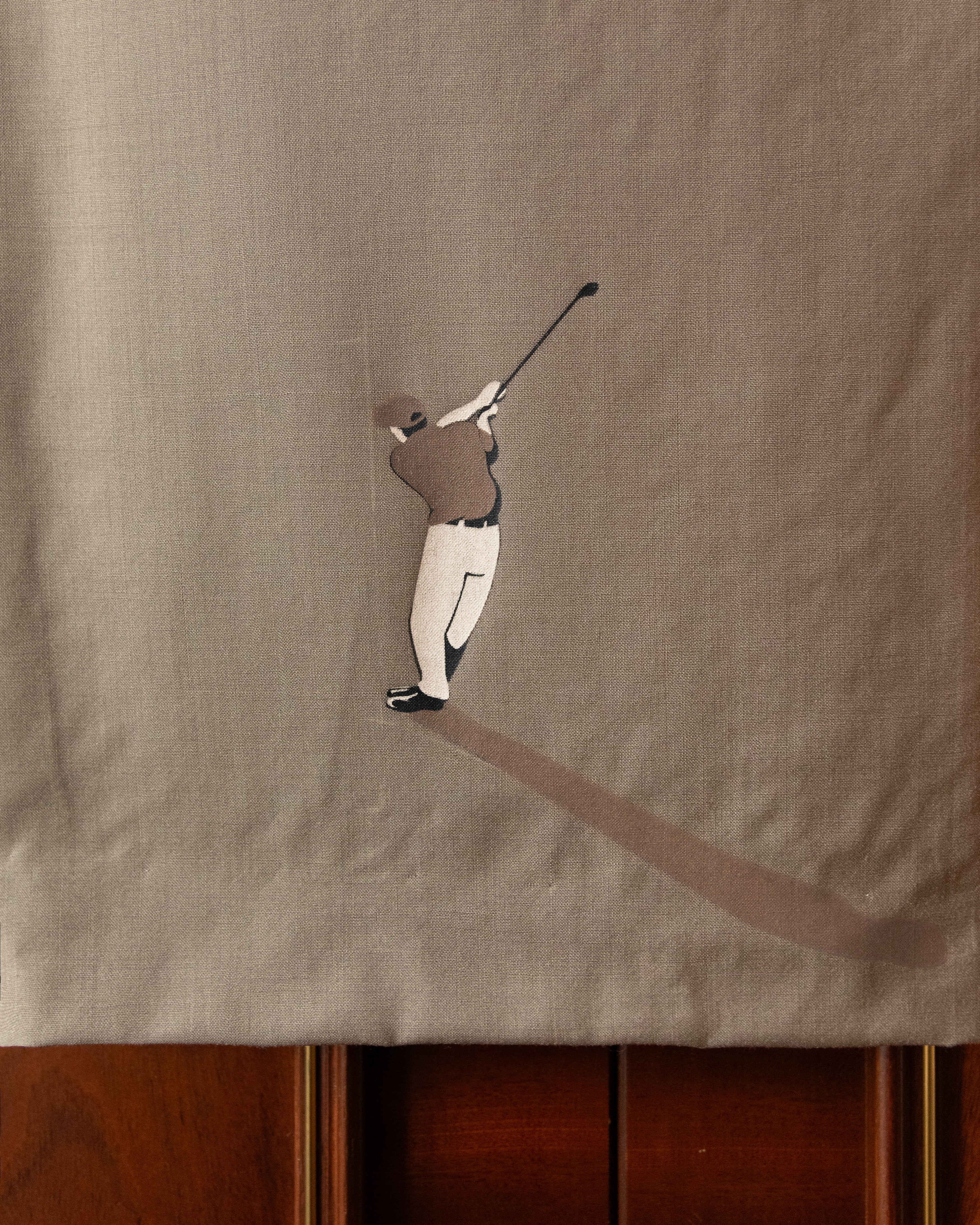 WOOL PLEATED GOLFER TROUSERS