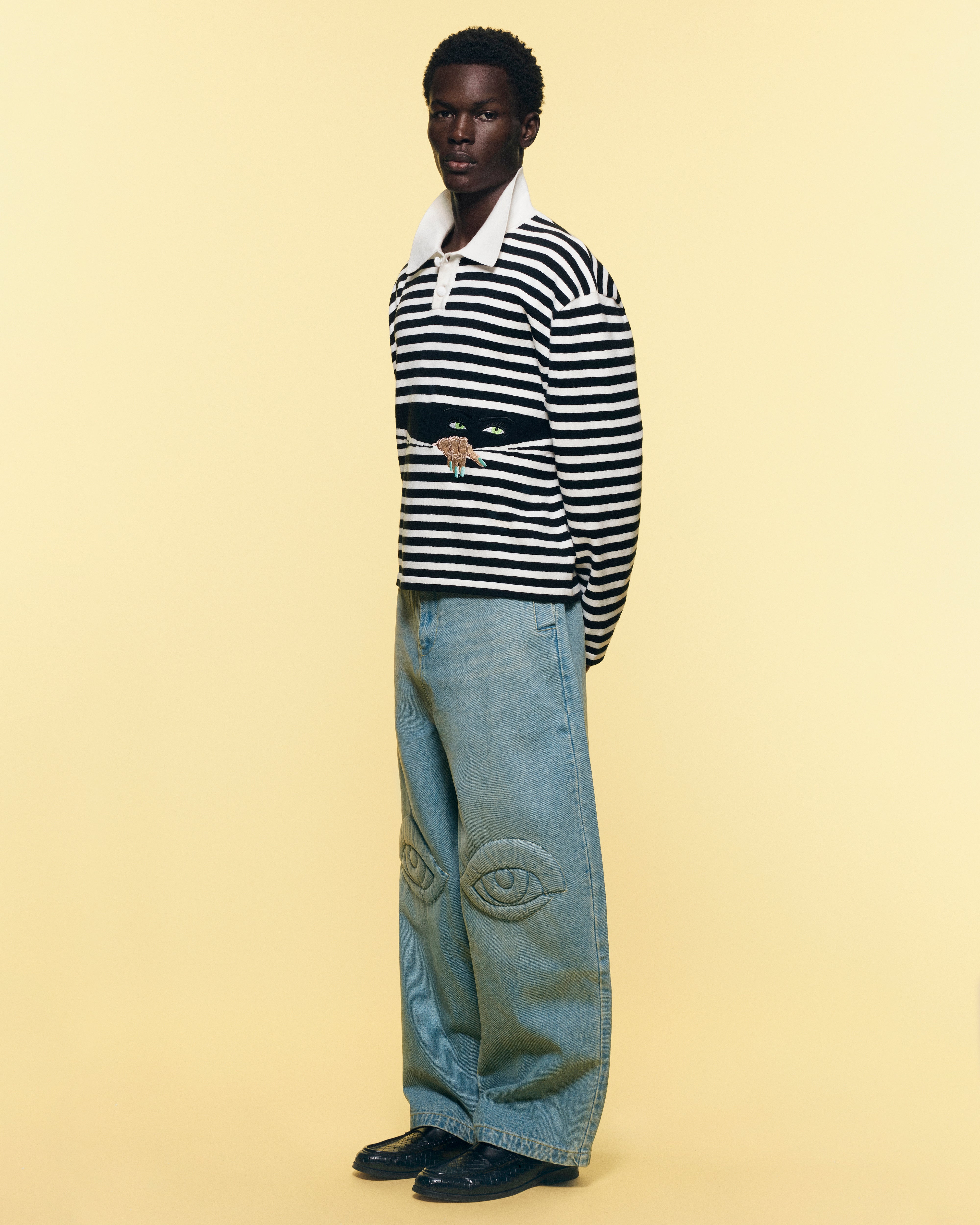 KNITTED PEEPING RUGBY