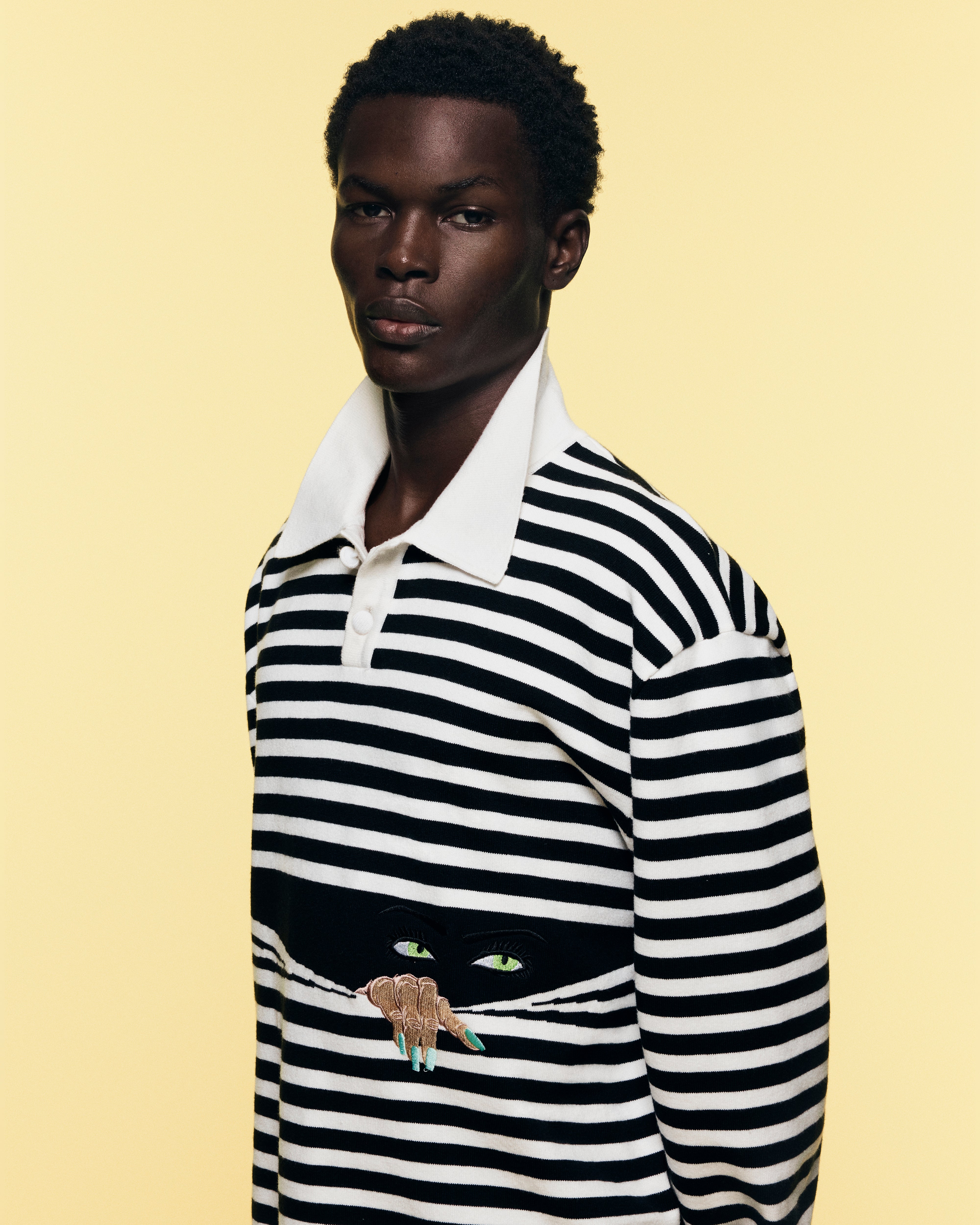 KNITTED PEEPING RUGBY