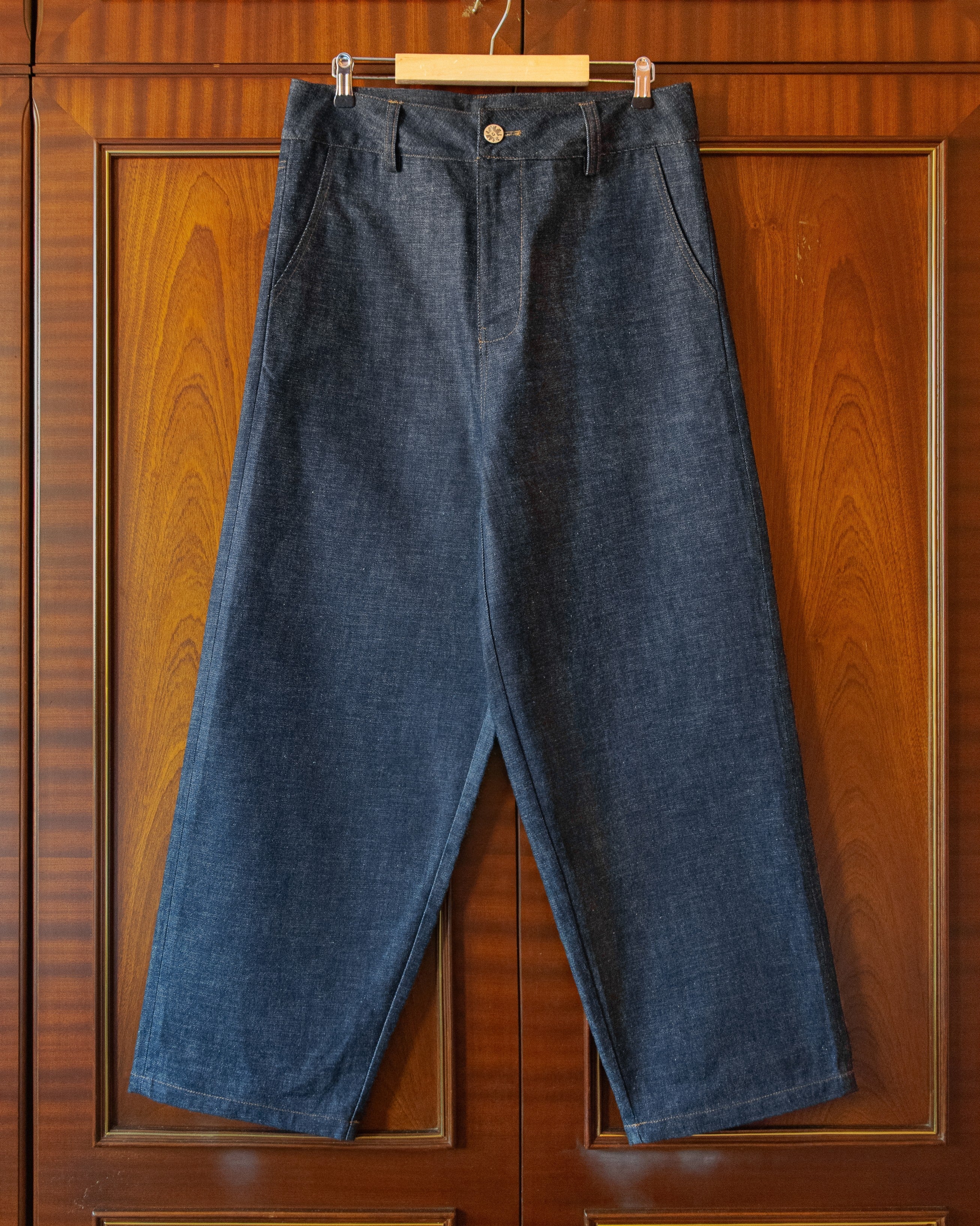 MELTING LEATHER SELVEDGE DENIM