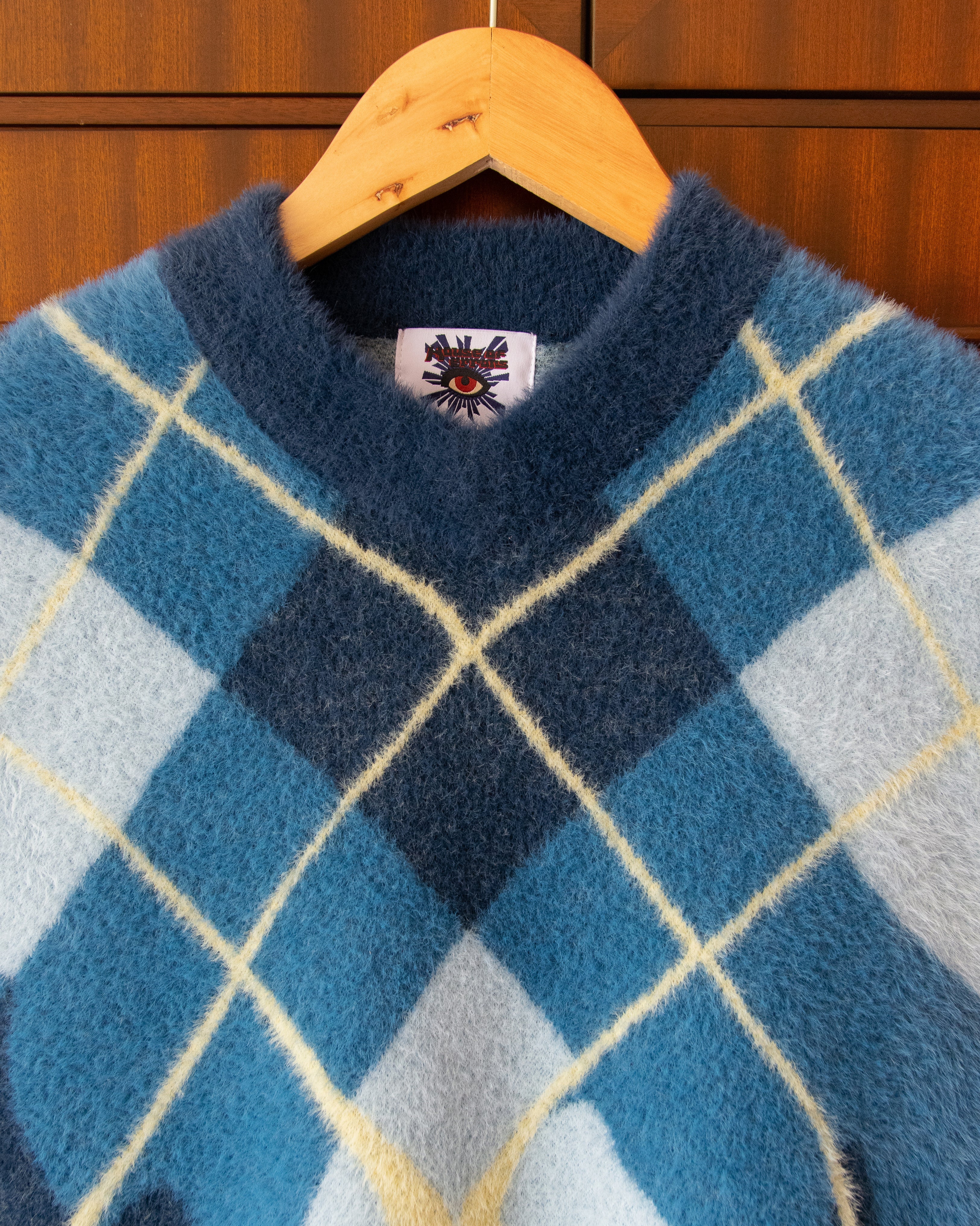 SHAGGY KNITTED SWEATER VEST