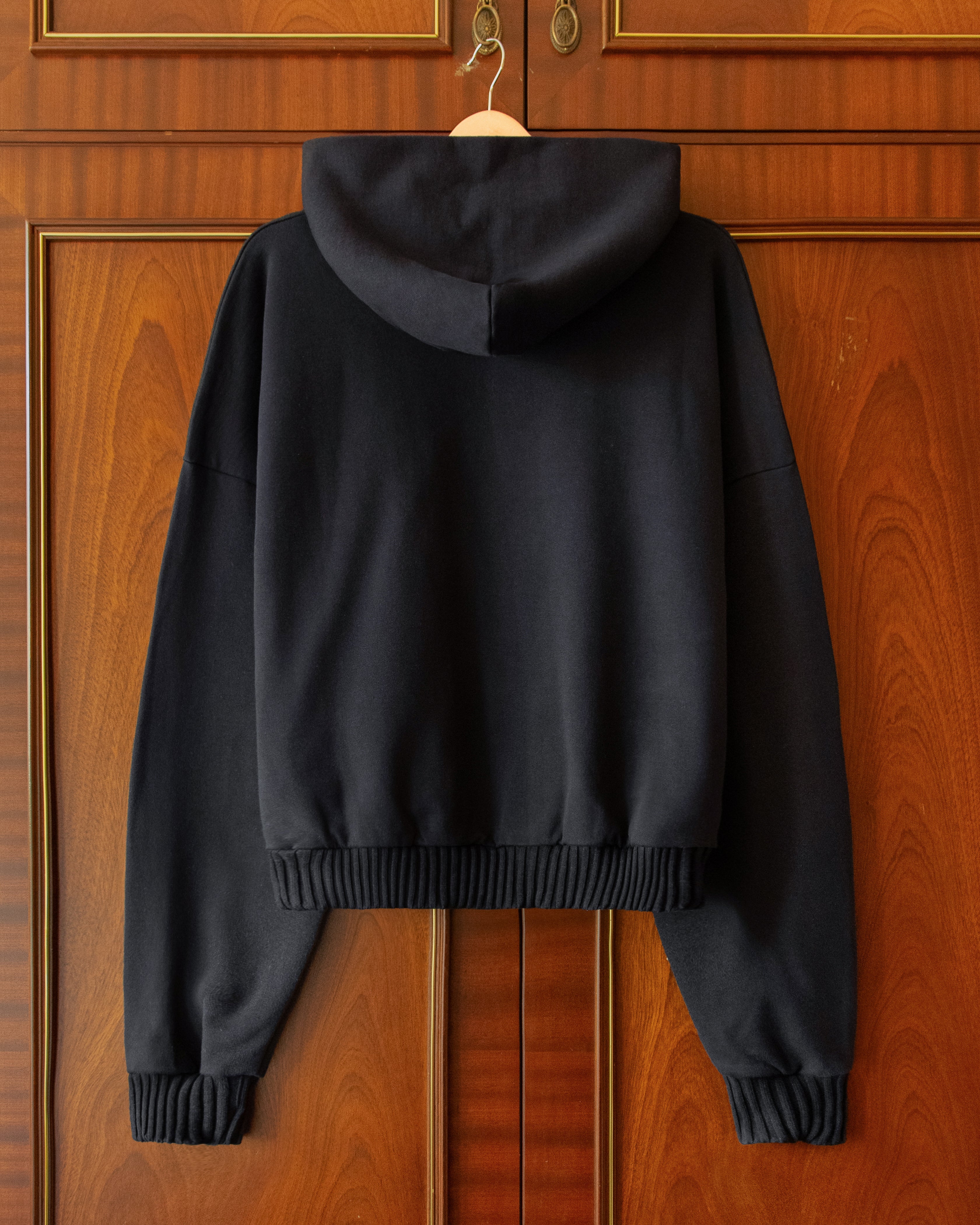 MOSAIC ALL-SEEING HOODIE IN BLACK