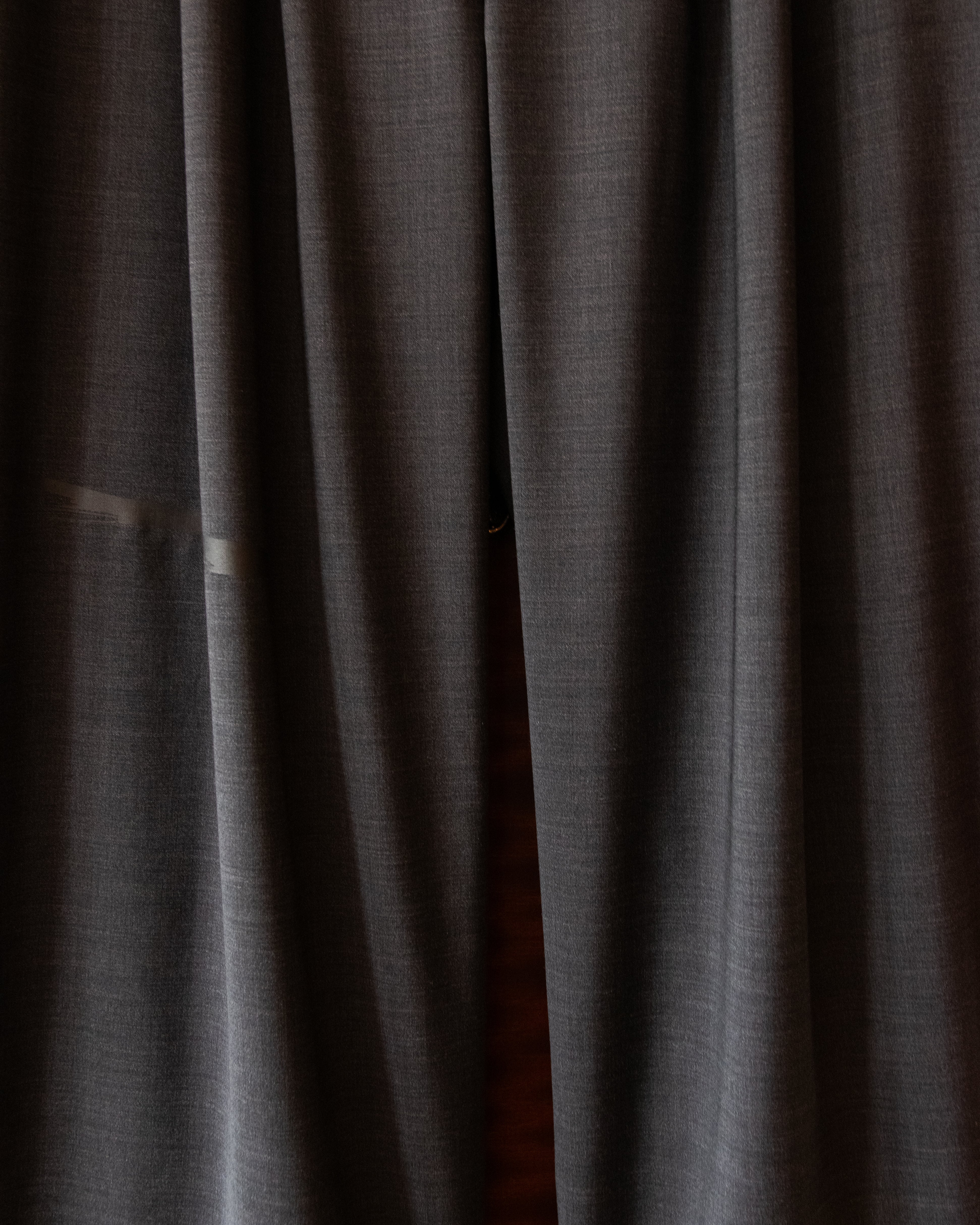 WOOL PLEATED CYCLIST TROUSERS