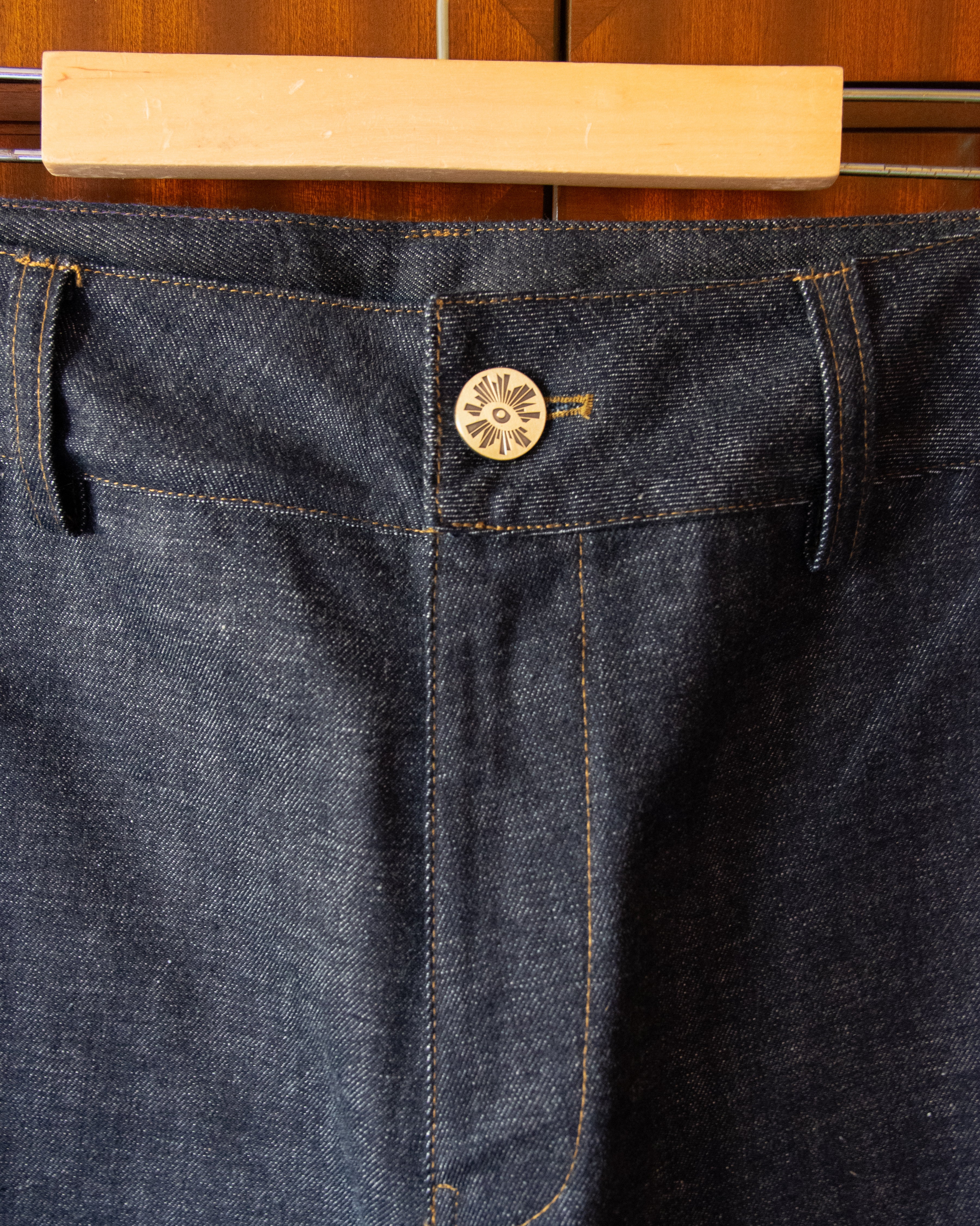 MELTING LEATHER SELVEDGE DENIM