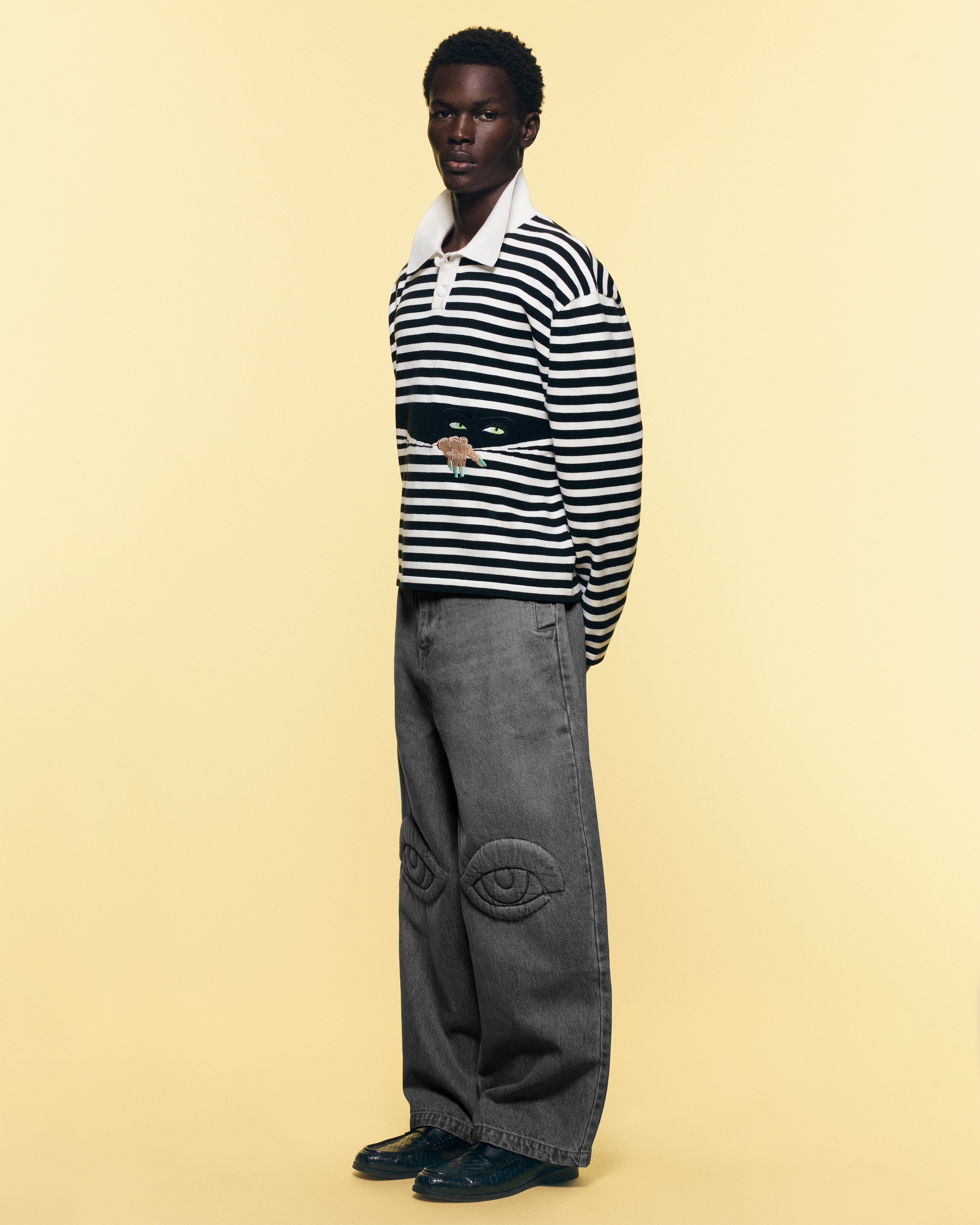 EYE PAD JEANS IN SABLE