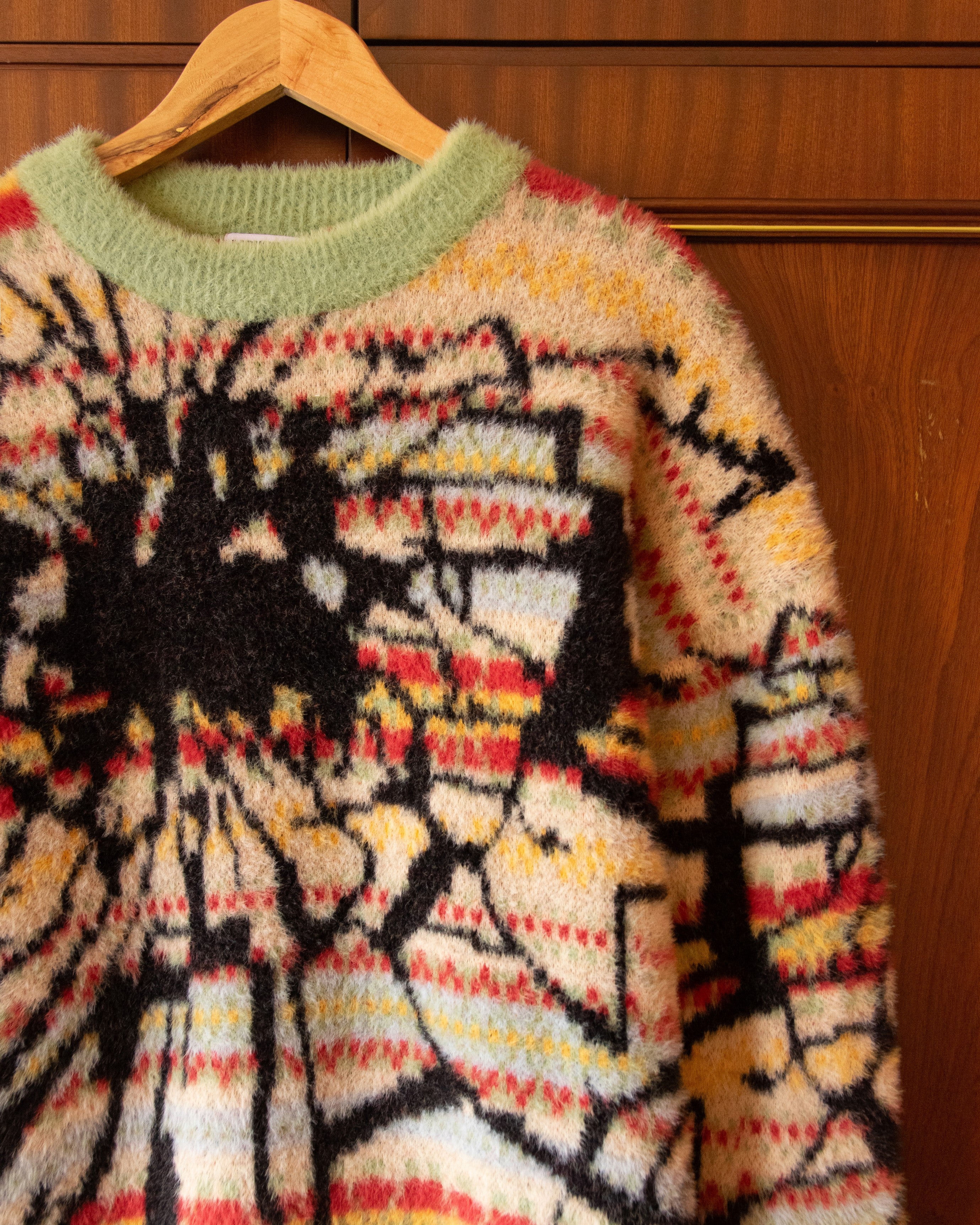 SHAGGY KNITTED CHRISTMAS JUMPER