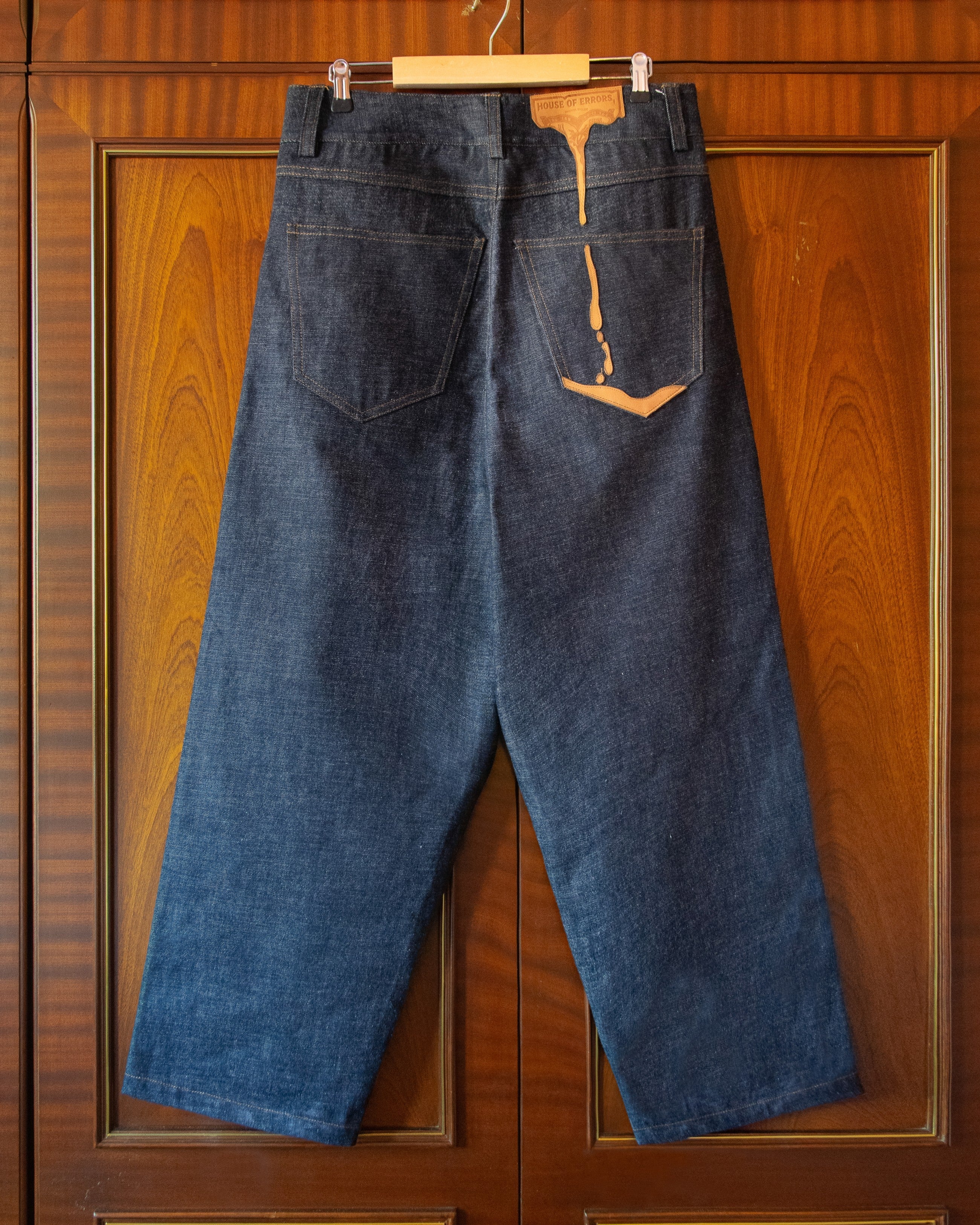 MELTING LEATHER SELVEDGE DENIM