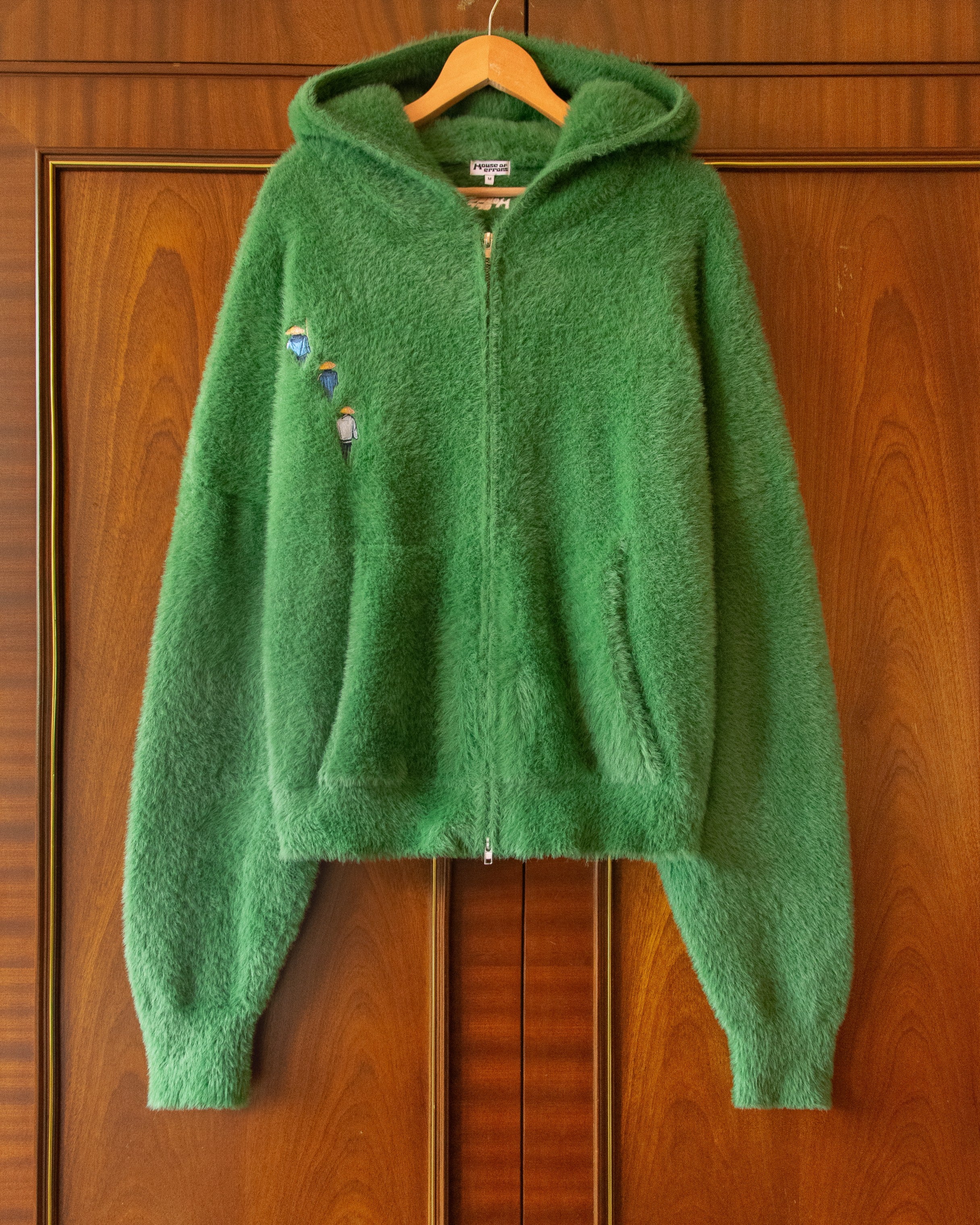 SHAGGY KNITTED EXPLORERS HOODIE