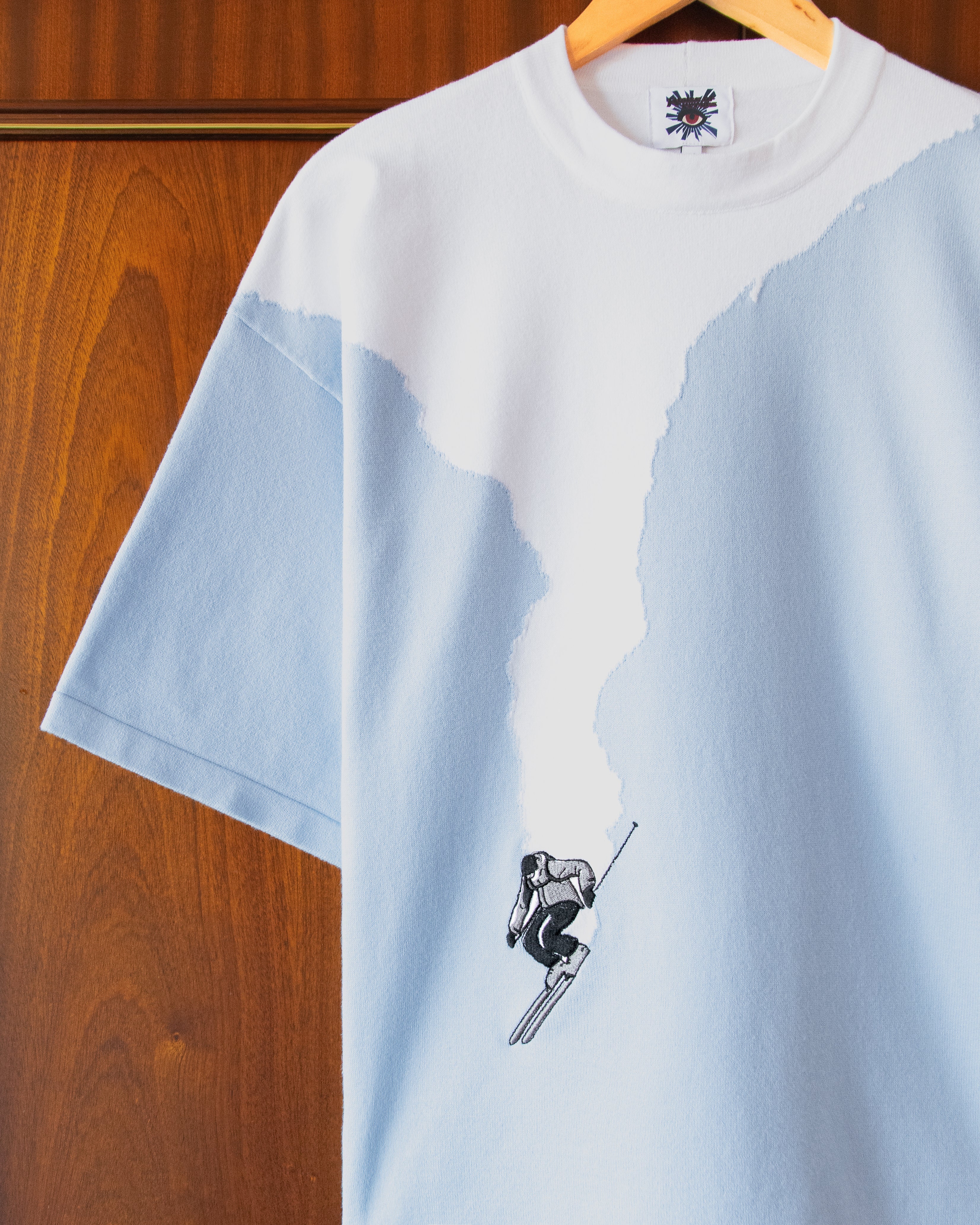 KNITTED 'TOUT SCHUSS' TEE