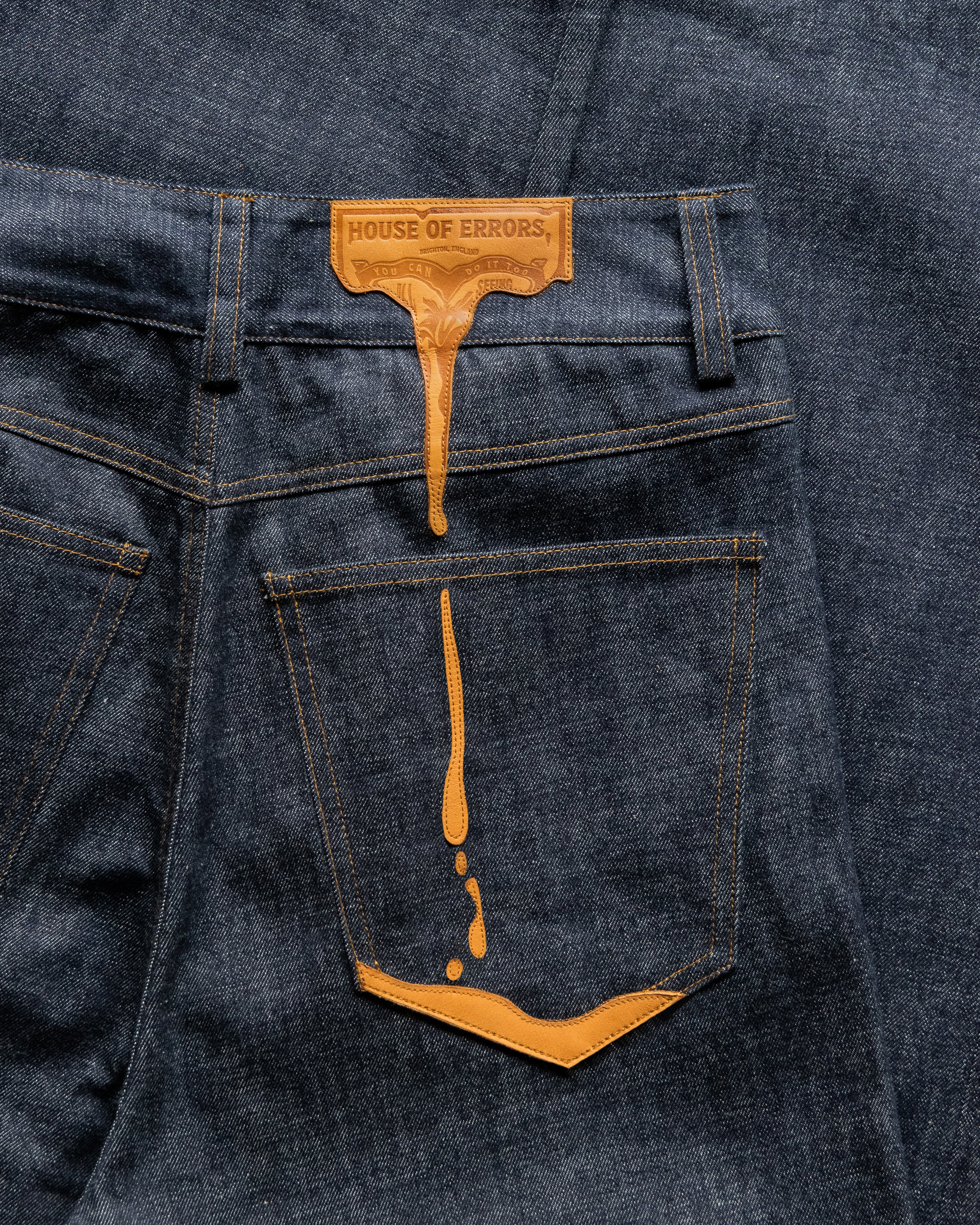 MELTING LEATHER SELVEDGE DENIM
