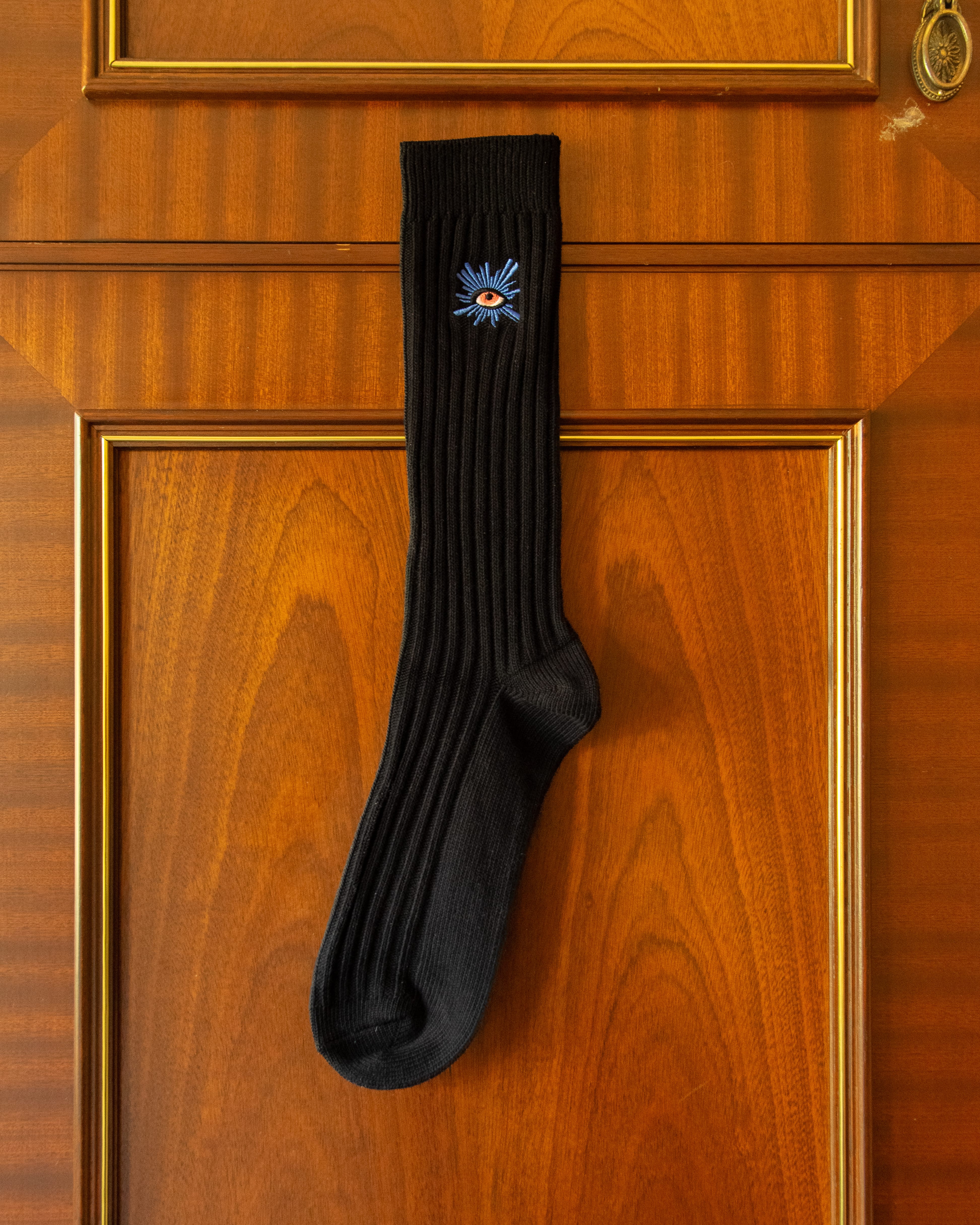 ALL-SEEING SOCKS - BLACK