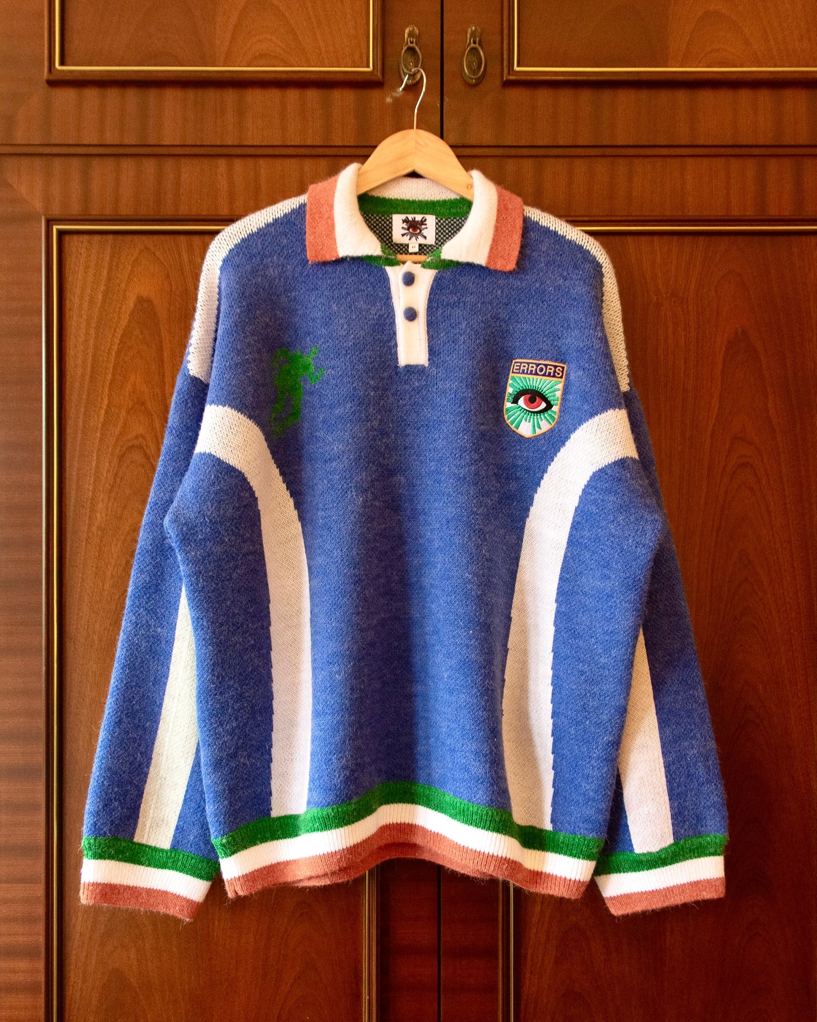 KNITTED FOOTBALL JUMPER - ITALIA