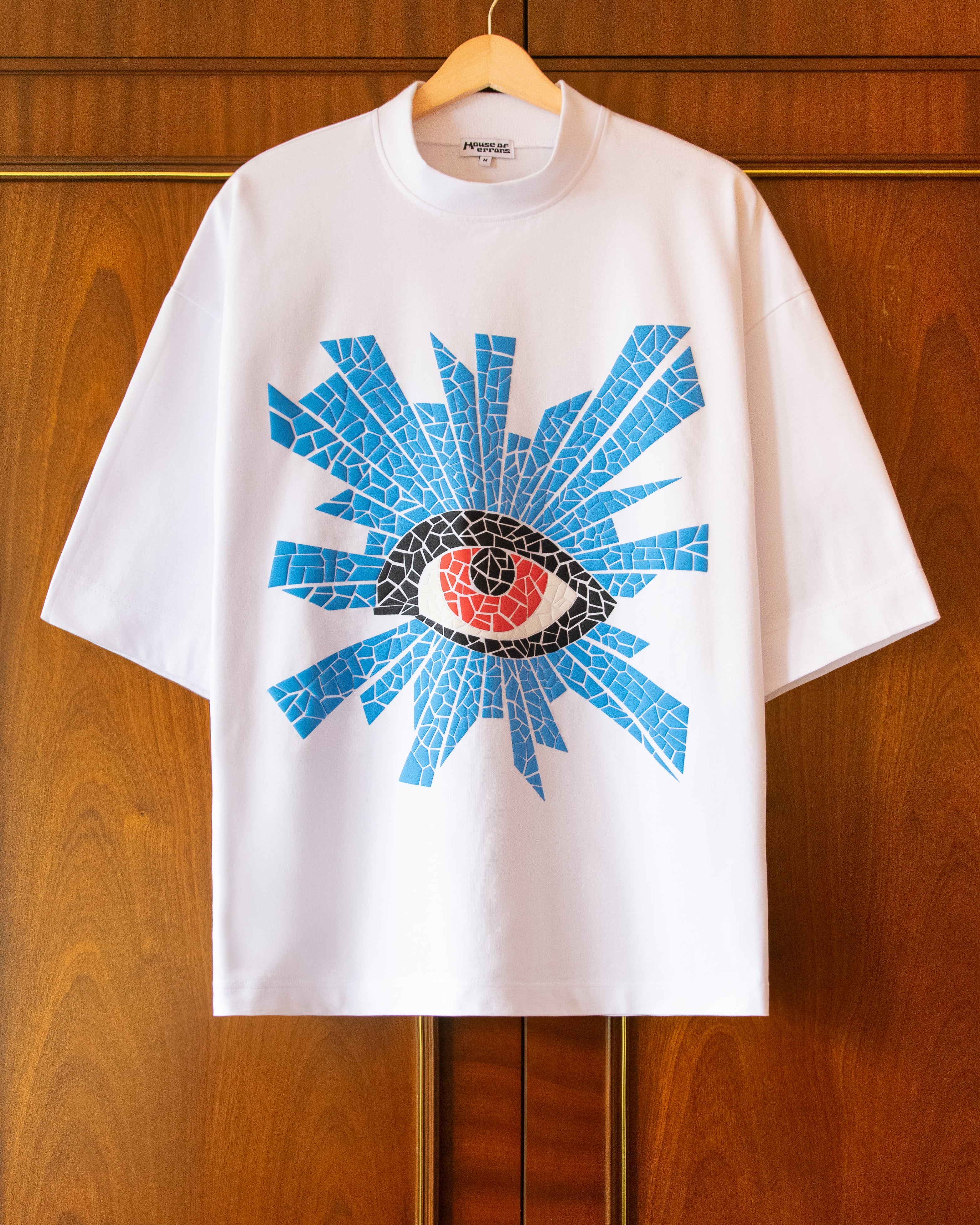 MOSAIC ALL-SEEING HEAVYWEIGHT TEE IN WHITE
